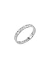 Anillo Estelar en Plata 925 con Baño de Oro Blanco de 18 kt.