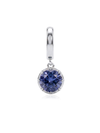 Charm Diciembre Tanzanita en Plata 925 y Oro de 18kt