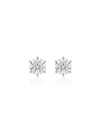 Aretes 0.5ct con Moissanite en Plata 925 y Baño de Oro de 18kt