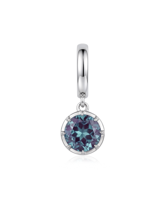Charm Junio Alejandrita en Plata 925 y Oro de 18 kt