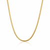 Collar Serpiente Baño de Oro de 18 kt