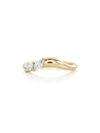 Anillo Zirconia 5A en Plata 925 con Baño de Oro de 18 kt Harmony Mini Marquise