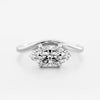 Anillo con Zirconia 5A en Plata 925 con Baño de Oro de 18 kt Harmony Marquise