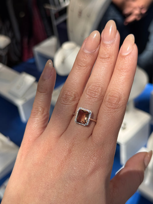 Anillo Sultanita Cuadrado GDE