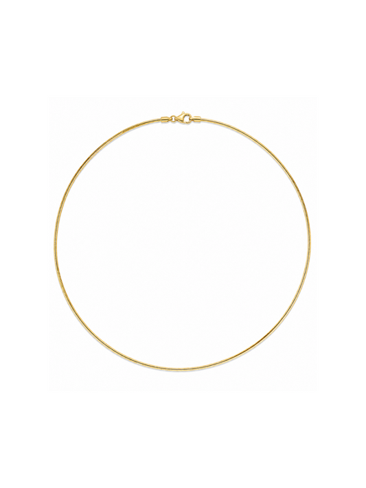 Gargantilla Omega Baño de Oro de 18 kt