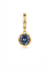 Charm Junio Alejandrita en Plata 925 y Oro de 18 kt