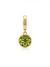 Charm Agosto Peridoto en Plata 925 y Oro de 18 kt
