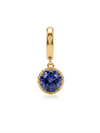 Charm Diciembre Tanzanita en Plata 925 y Oro de 18kt